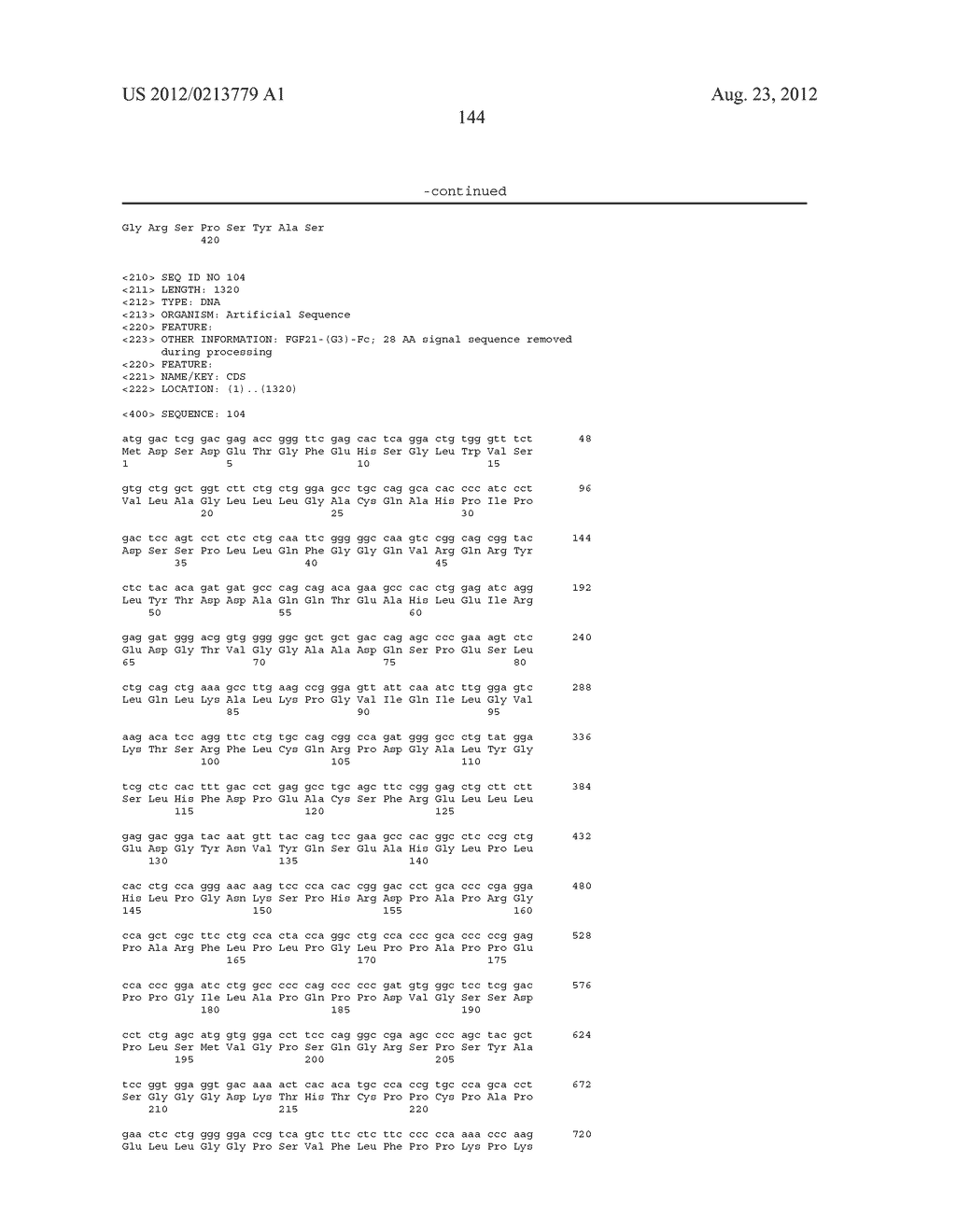 FGF21 MUTANTS AND USES THEREOF - diagram, schematic, and image 265