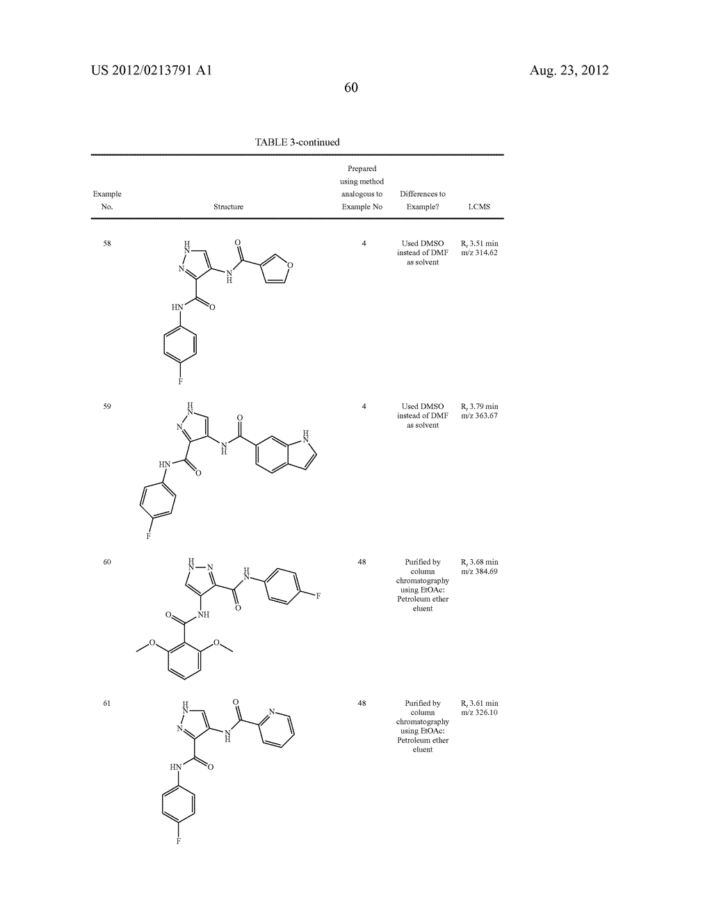 3,4-DISUBSTITUTED 1H-PYRAZOLE COMPOUNDS AND THEIR USE AS CYCLIN DEPENDENT     KINASE AND GLYCOGEN SYNTHASE KINASE-3 MODULATORS - diagram, schematic, and image 61