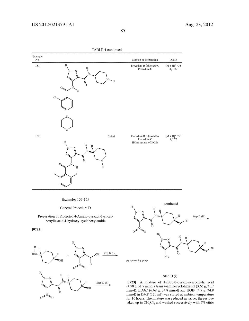 3,4-DISUBSTITUTED 1H-PYRAZOLE COMPOUNDS AND THEIR USE AS CYCLIN DEPENDENT     KINASE AND GLYCOGEN SYNTHASE KINASE-3 MODULATORS - diagram, schematic, and image 86