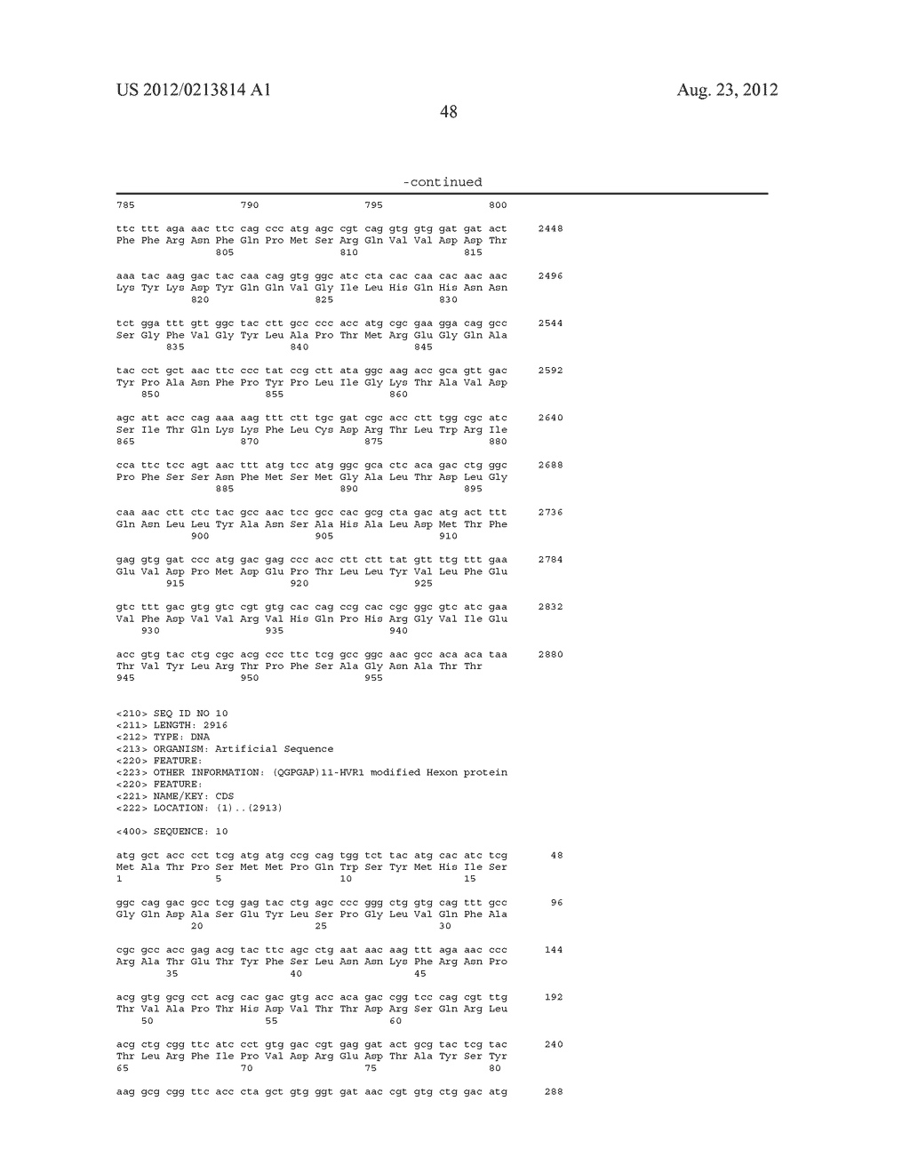 MODIFICATION OF RECOMBINANT ADENOVIRUS WITH IMMUNOGENIC PLASMODIUM     CIRCUMSPOROZOITE PROTEIN EPITOPES - diagram, schematic, and image 150