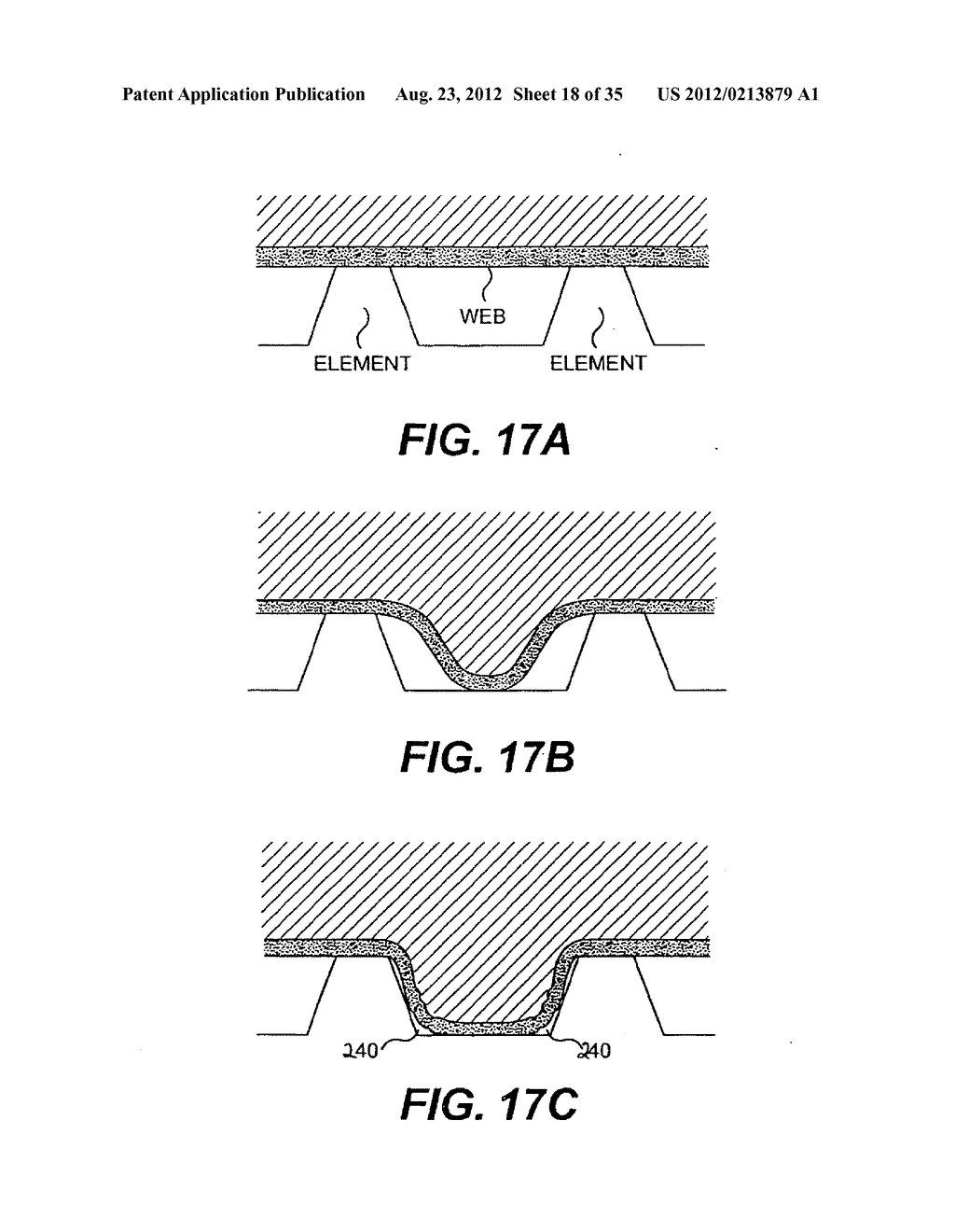 EMBOSSING SYSTEM AND PRODUCT MADE THEREBY WITH BOTH PERFORATE BOSSES IN     THE CROSS MACHINE DIRECTION AND A MACRO PATTERN - diagram, schematic, and image 19