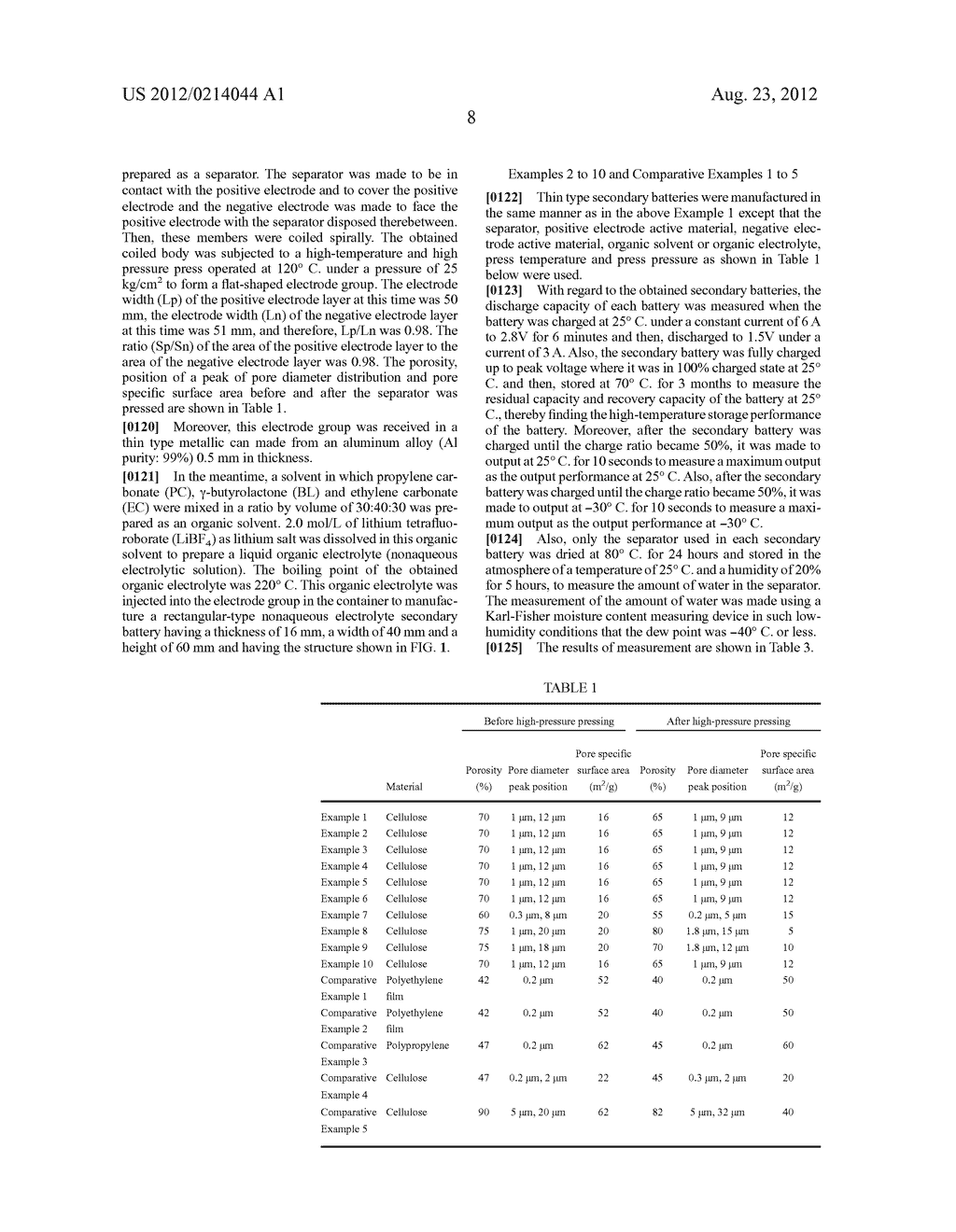 SECONDARY BATTERY, BATTERY PACK AND CAR - diagram, schematic, and image 12