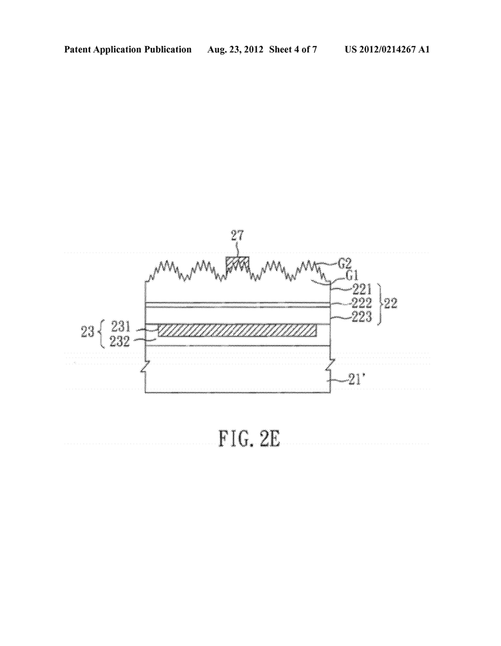 ROUGHENING METHOD AND METHOD FOR MANUFACTURING LIGHT-EMITTING DIODE HAVING     ROUGHENED SURFACE - diagram, schematic, and image 05