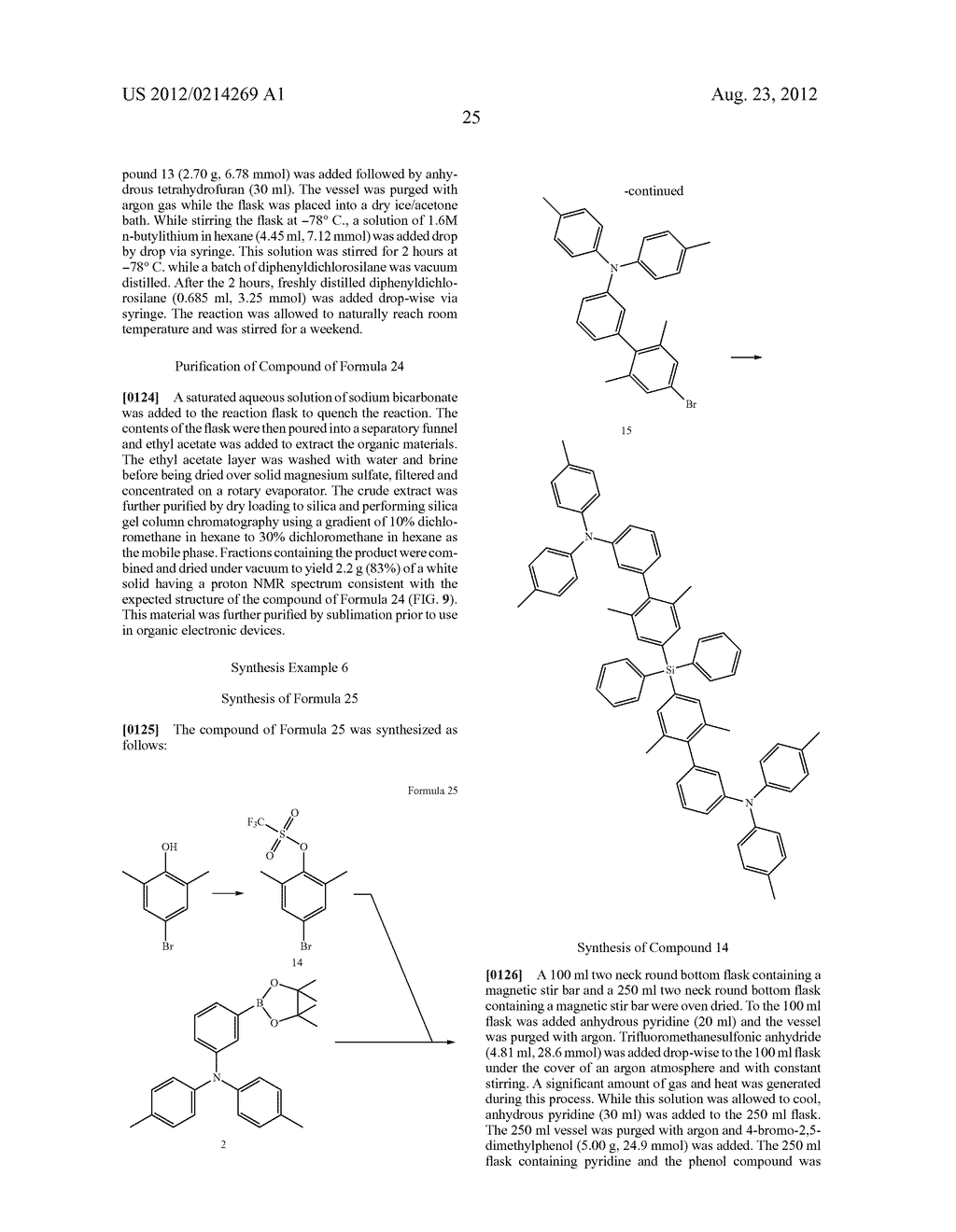 TETRAPHENYLSILANE COMPOUNDS SUITABLE AS ORGANIC HOLE-TRANSPORT MATERIALS - diagram, schematic, and image 31