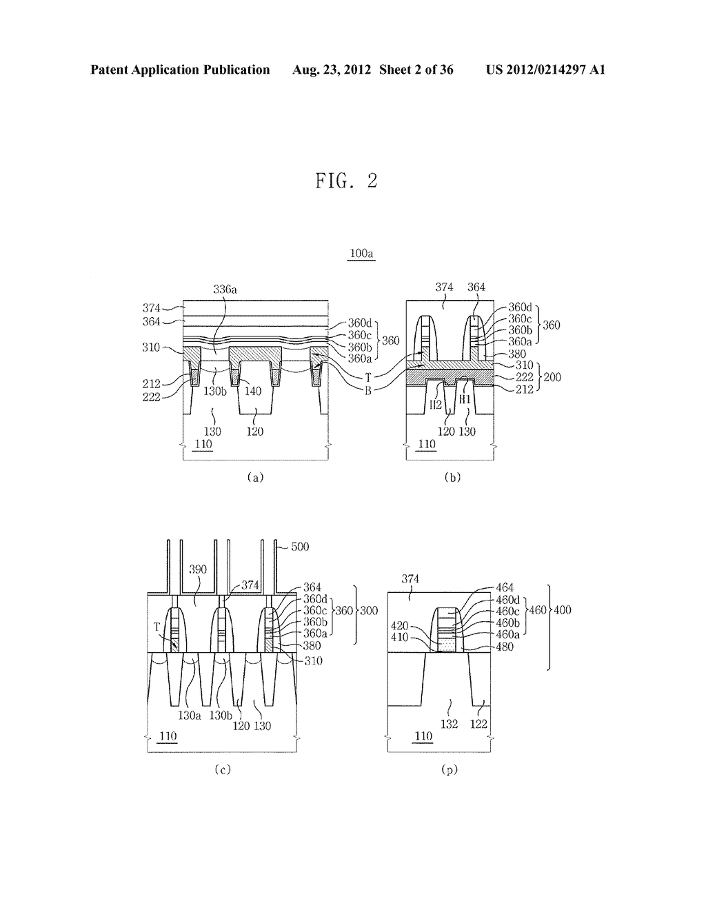 METHOD OF FABRICATING SEMICONDUCTOR DEVICE INCLUDING BURIED CHANNEL ARRAY     TRANSISTOR - diagram, schematic, and image 03