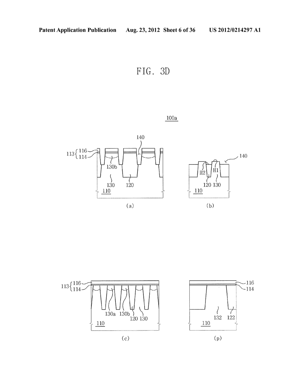 METHOD OF FABRICATING SEMICONDUCTOR DEVICE INCLUDING BURIED CHANNEL ARRAY     TRANSISTOR - diagram, schematic, and image 07