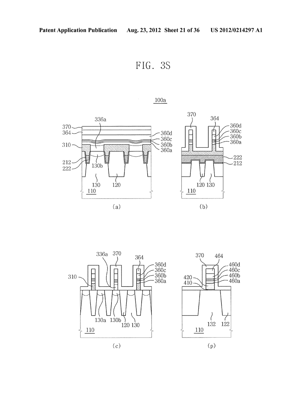 METHOD OF FABRICATING SEMICONDUCTOR DEVICE INCLUDING BURIED CHANNEL ARRAY     TRANSISTOR - diagram, schematic, and image 22