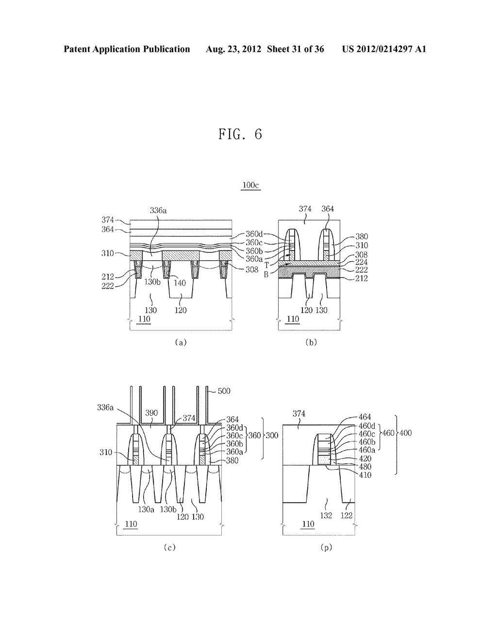 METHOD OF FABRICATING SEMICONDUCTOR DEVICE INCLUDING BURIED CHANNEL ARRAY     TRANSISTOR - diagram, schematic, and image 32