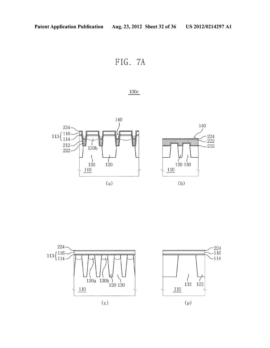 METHOD OF FABRICATING SEMICONDUCTOR DEVICE INCLUDING BURIED CHANNEL ARRAY     TRANSISTOR - diagram, schematic, and image 33