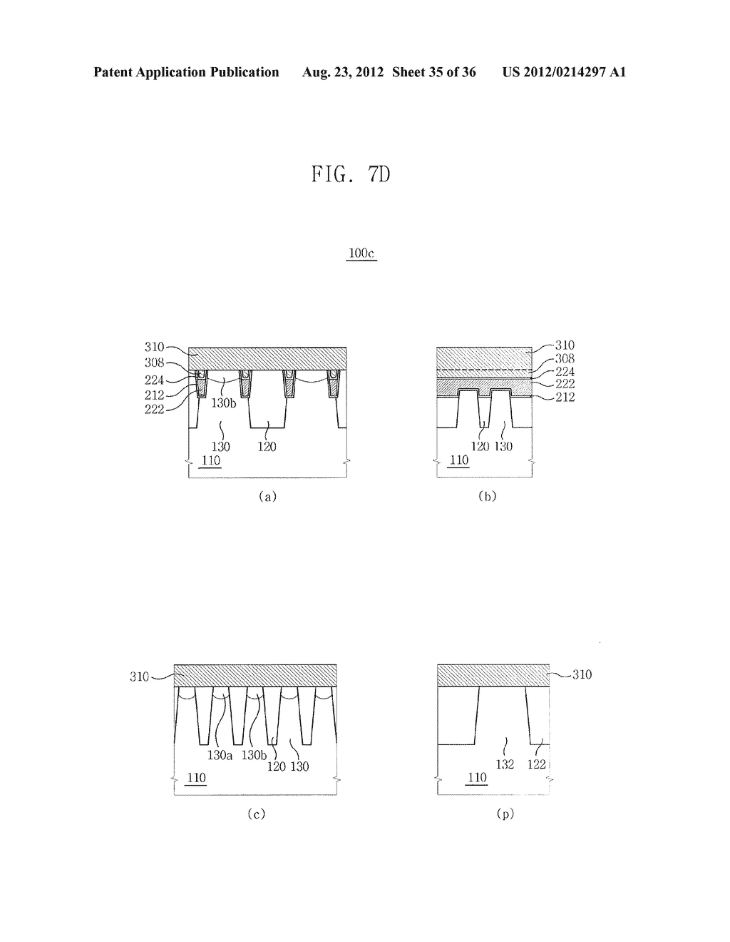 METHOD OF FABRICATING SEMICONDUCTOR DEVICE INCLUDING BURIED CHANNEL ARRAY     TRANSISTOR - diagram, schematic, and image 36