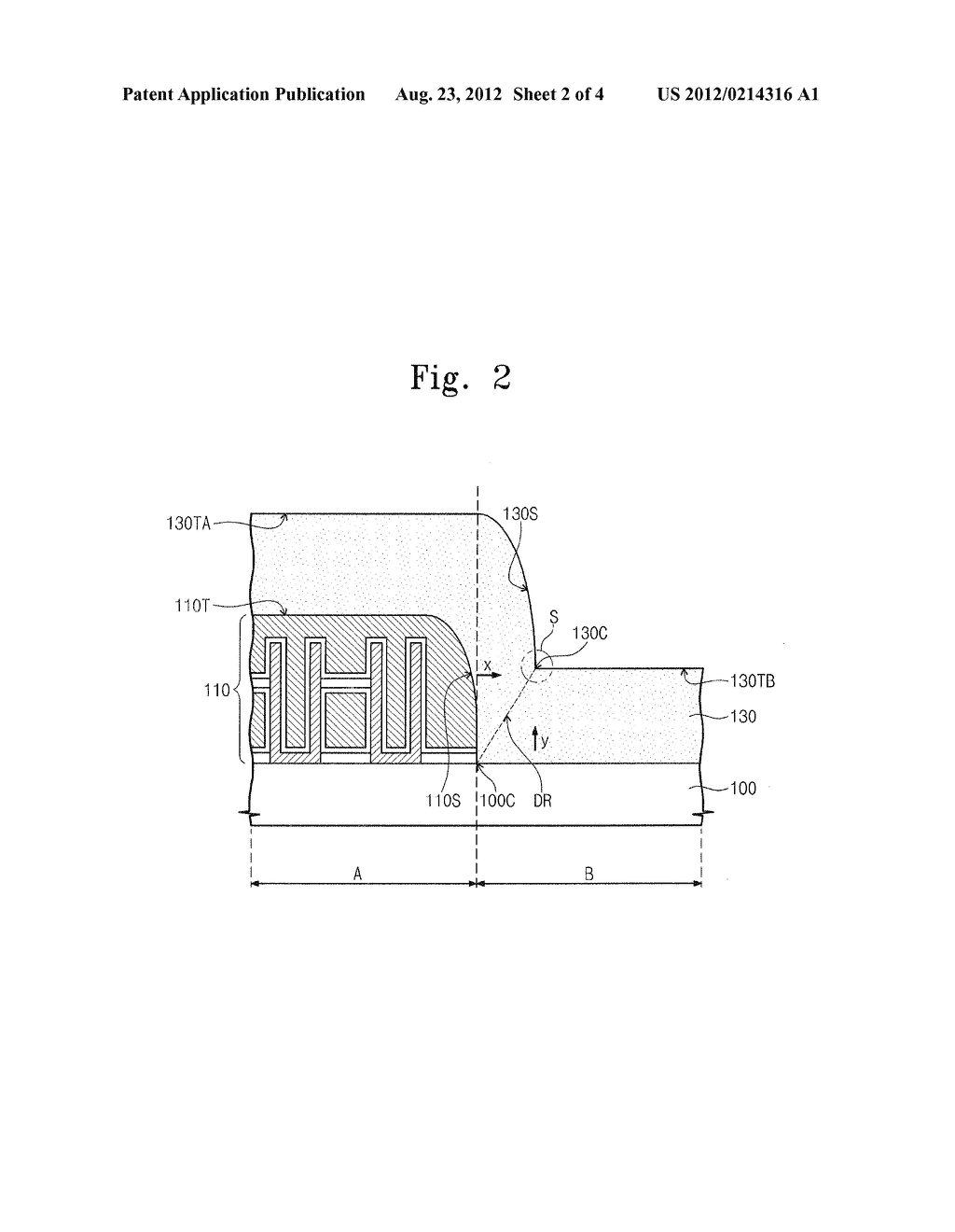 SEMICONDUCTOR DEVICES HAVING PLANARIZED INSULATION LAYERS AND METHODS OF     FABRICATING THE SAME - diagram, schematic, and image 03