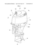 INTAKE DEVICE OF OUTBOARD MOTOR diagram and image