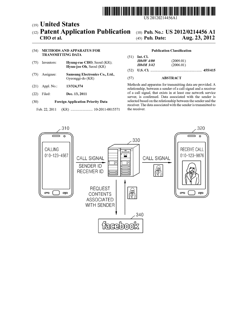 METHODS AND APPARATUS FOR TRANSMITTING DATA - diagram, schematic, and image 01