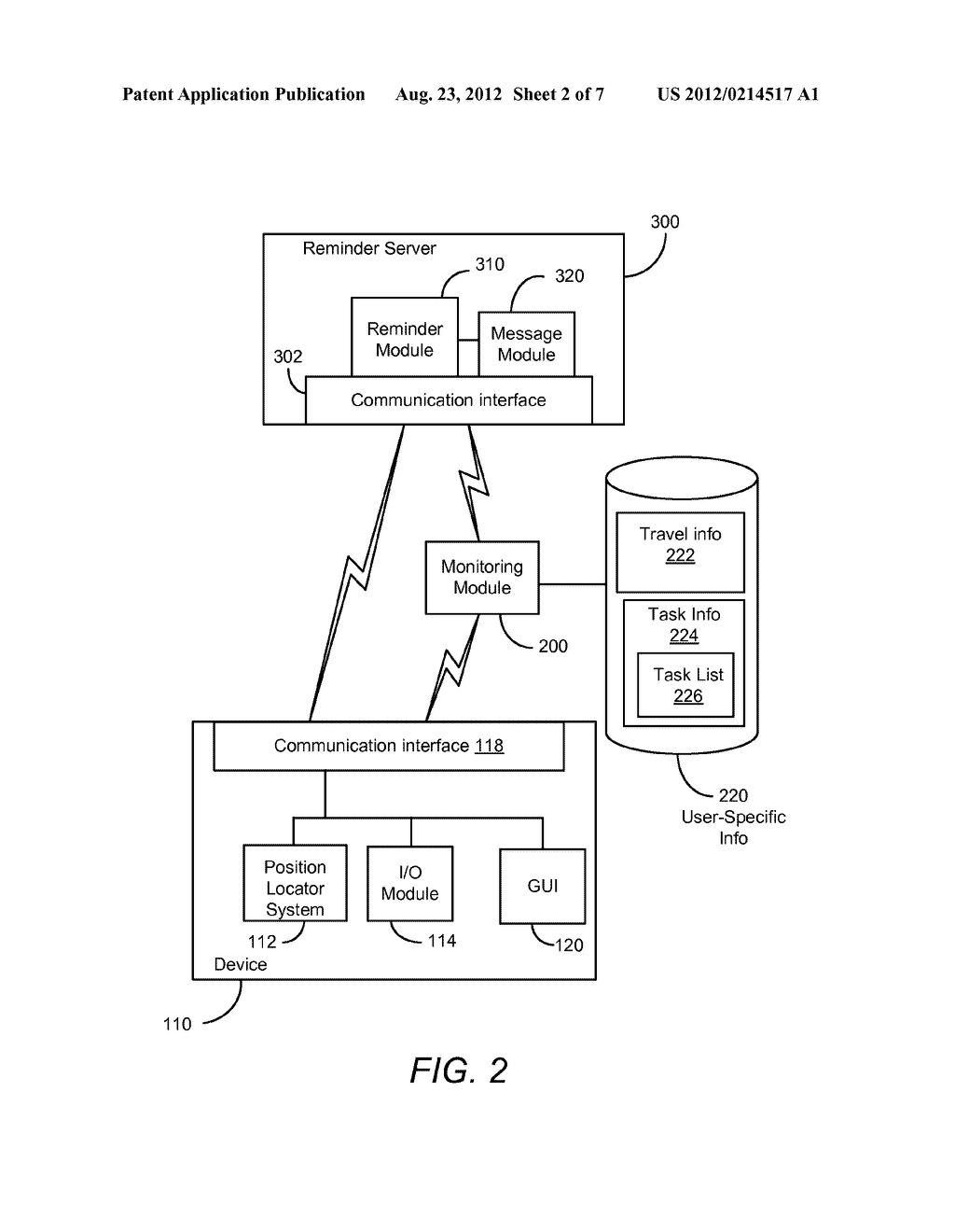 System And Method For Providing A Task Reminder - diagram, schematic, and image 03