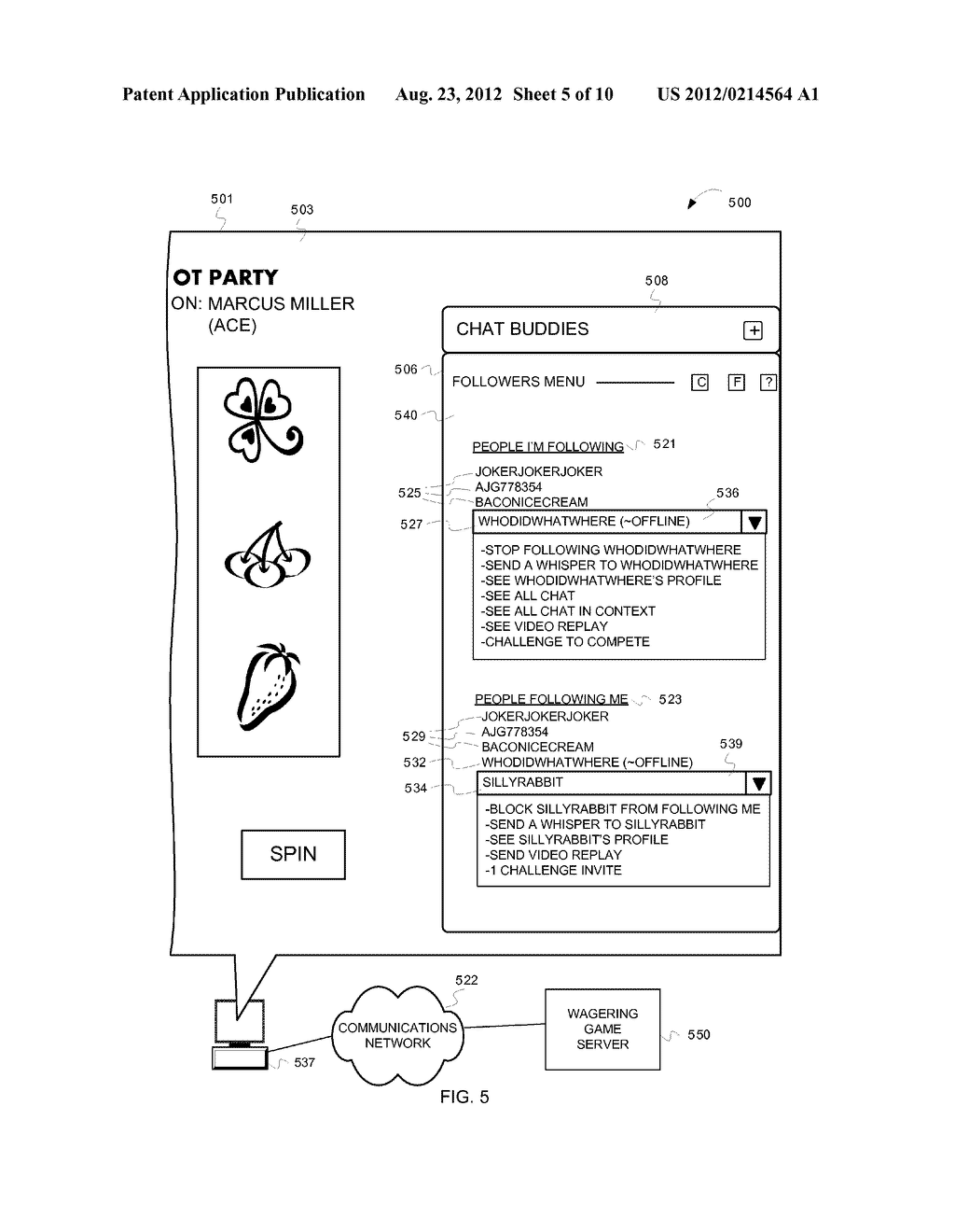 INTEGRATING CHAT AND WAGERING GAMES - diagram, schematic, and image 06