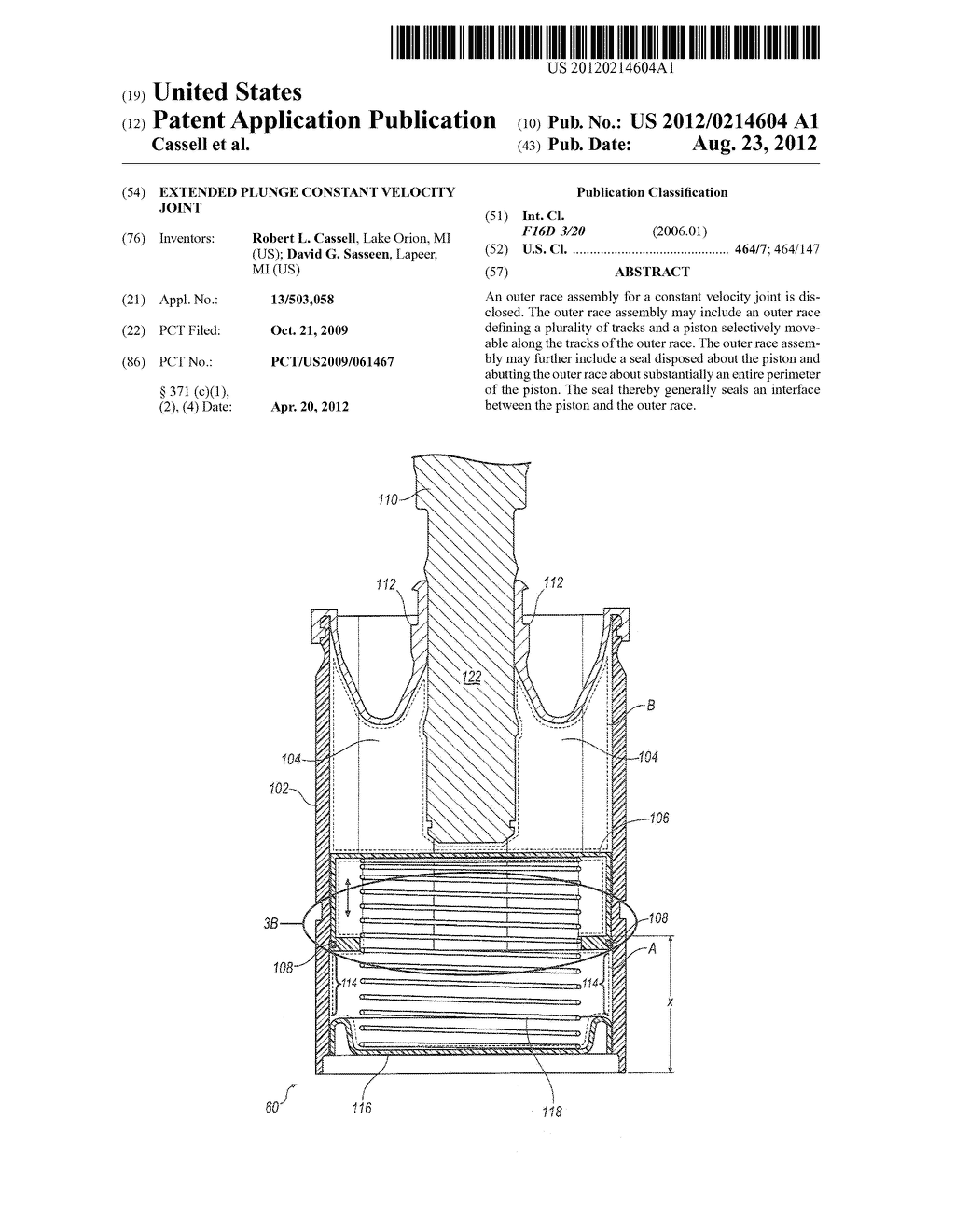 Extended Plunge Constant Velocity Joint - diagram, schematic, and image 01