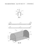 WIND RESISTANT PRACTICE CAGE AND PITCHING MACHINE FOR ATTACHMENT diagram and image