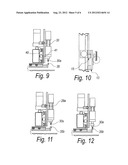 TOOL CHANGING DEVICE FOR A CUTTING HEAD OF A MACHINE FOR CUTTING FLAT     GLASS SHEETS diagram and image