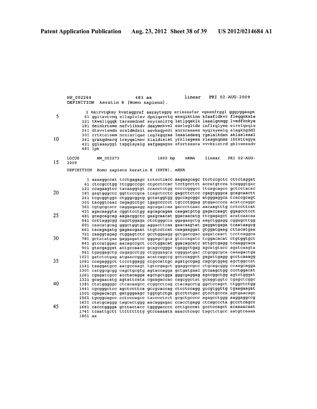 COMPOSITIONS AND METHODS FOR DETECTING AND TREATING PROSTATE CARCINOMA - diagram, schematic, and image 39