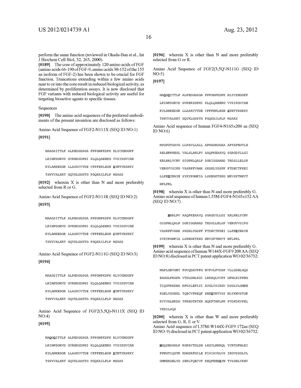 FGF VARIANTS AND METHODS FOR USE THEREOF - diagram, schematic, and image 31