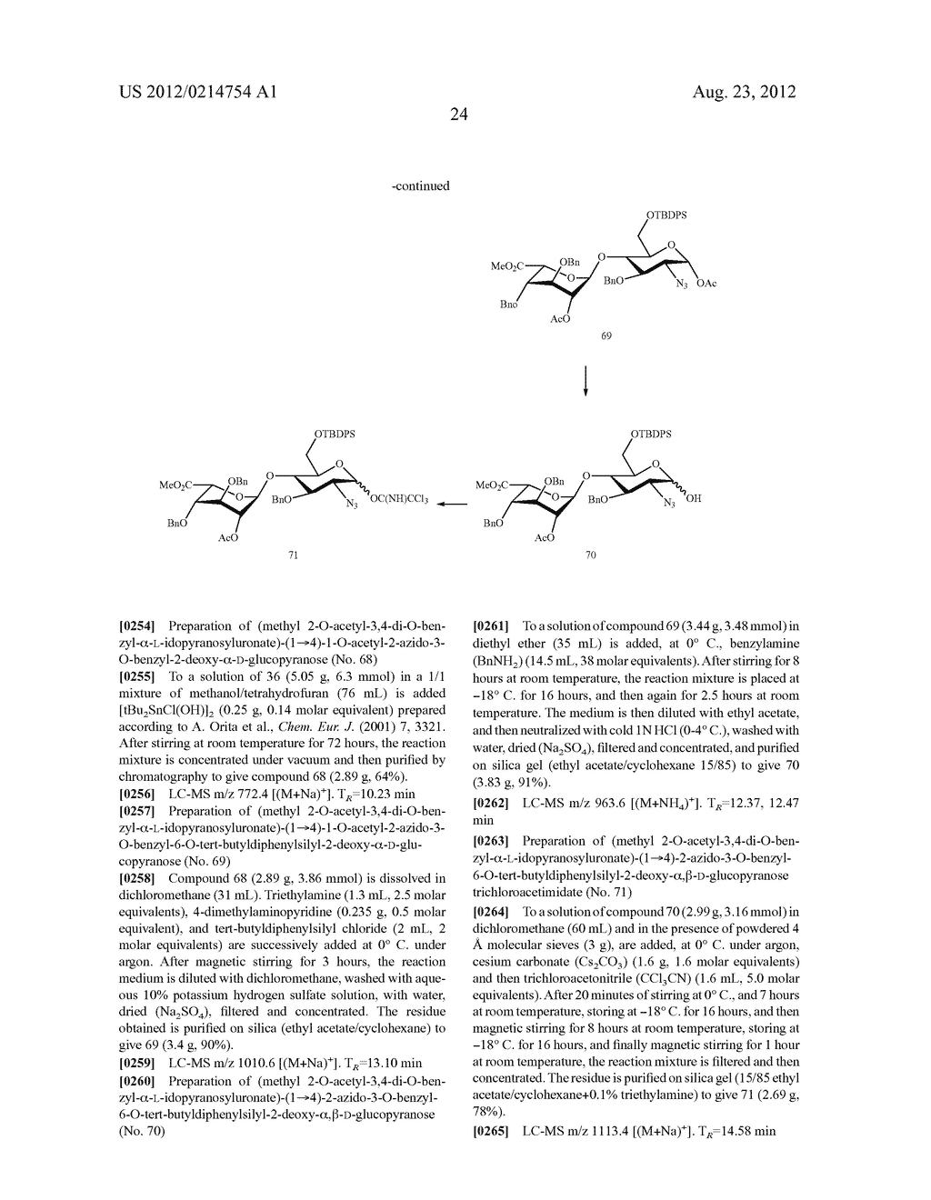 FGF RECEPTOR-ACTIVATING N-ACYL OCTASACCHARIDES, PREPARATION THEREOF, AND     THERAPEUTIC USE THEREOF - diagram, schematic, and image 25