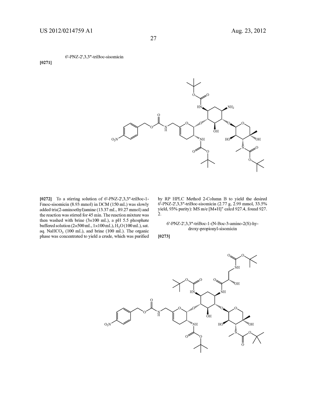 TREATMENT OF KLEBSIELLA PNEUMONIAE INFECTIONS WITH ANTIBACTERIAL     AMINOGLYCOSIDE COMPOUNDS - diagram, schematic, and image 32