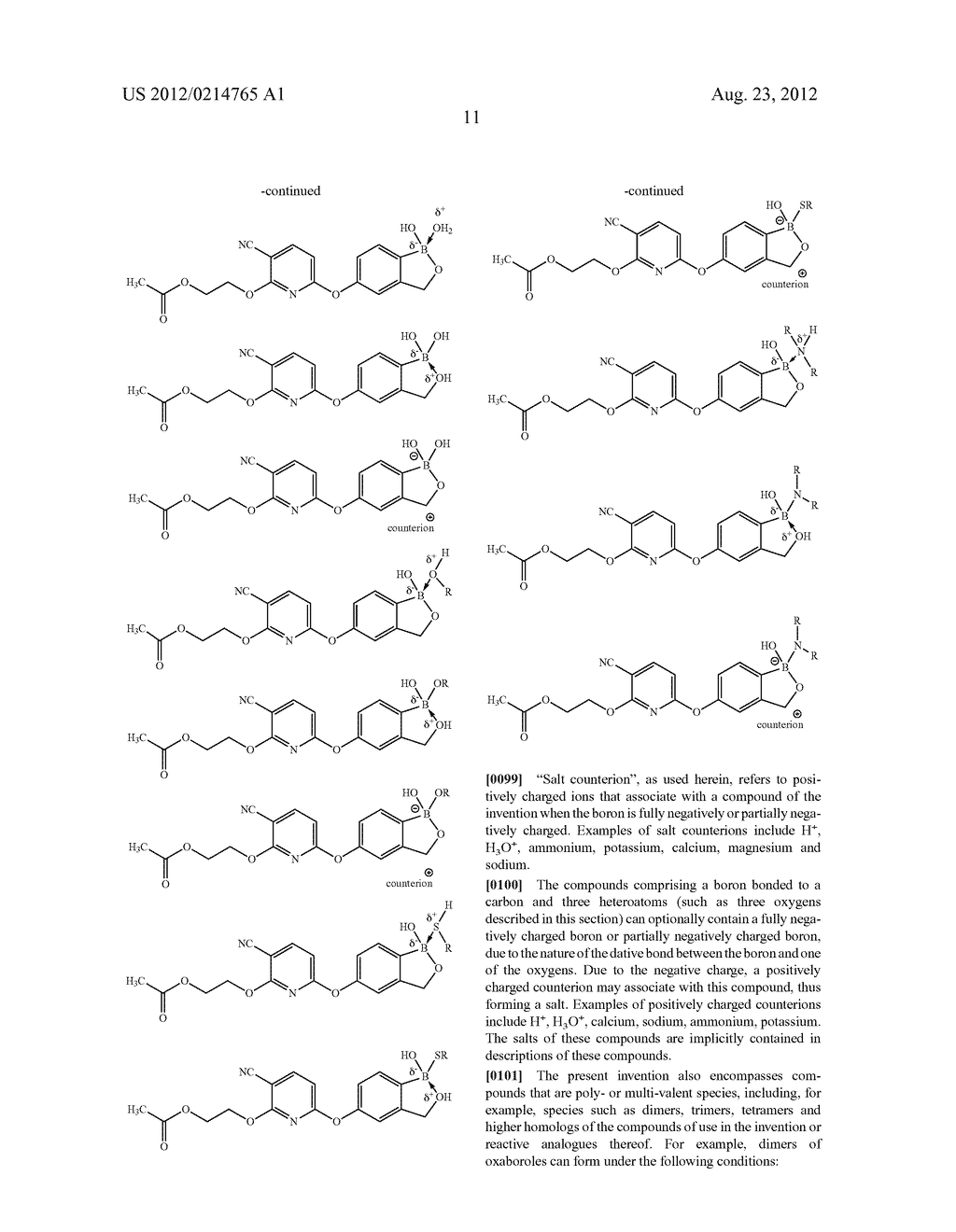 BORON-CONTAINING SMALL MOLECULES AS ANTI-INFLAMMATORY AGENTS - diagram, schematic, and image 153