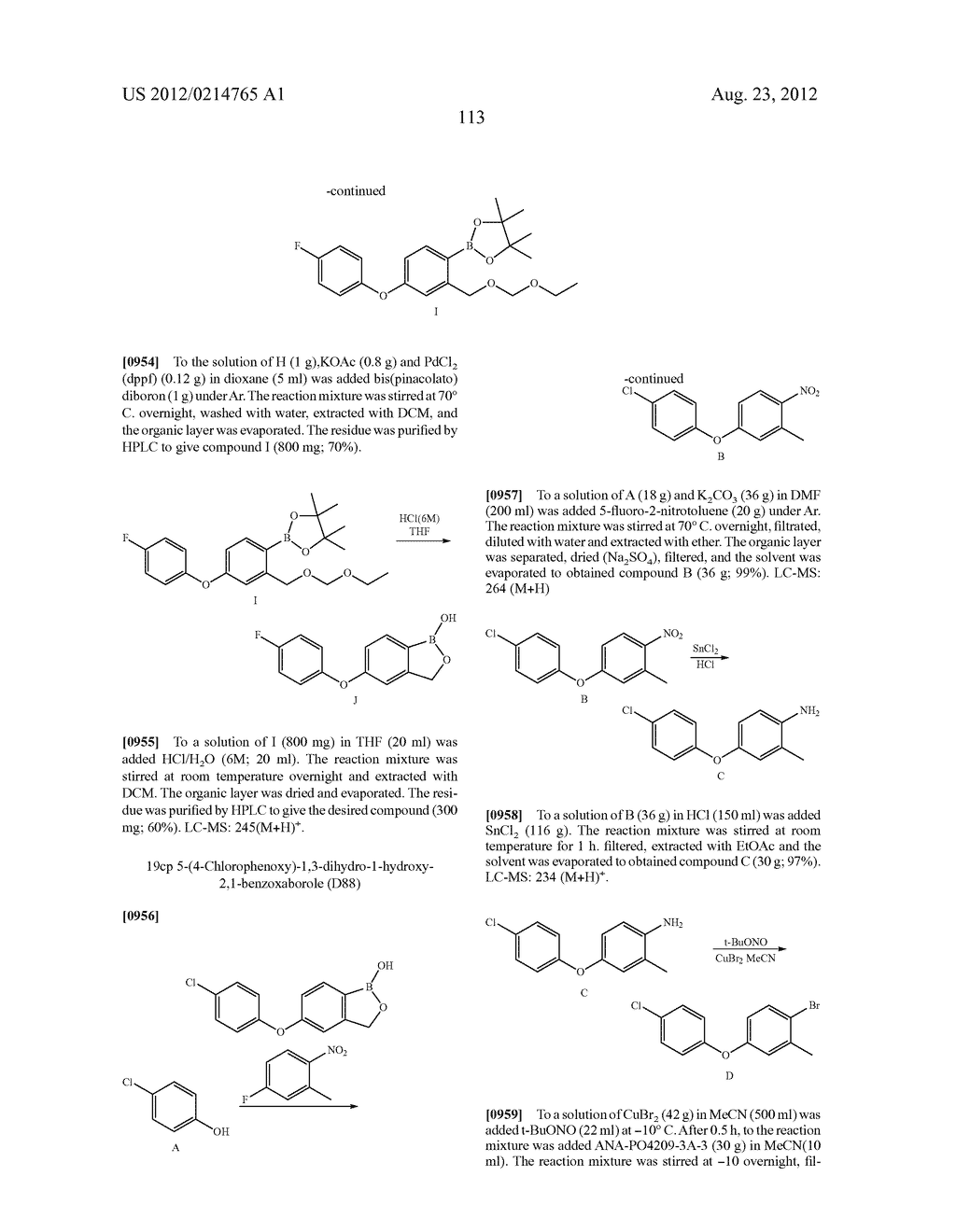BORON-CONTAINING SMALL MOLECULES AS ANTI-INFLAMMATORY AGENTS - diagram, schematic, and image 255