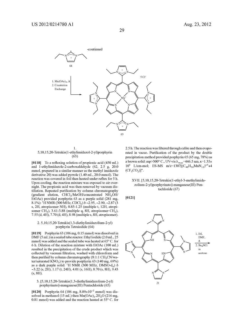 SUBSTITUTED PORPHYRINS - diagram, schematic, and image 37