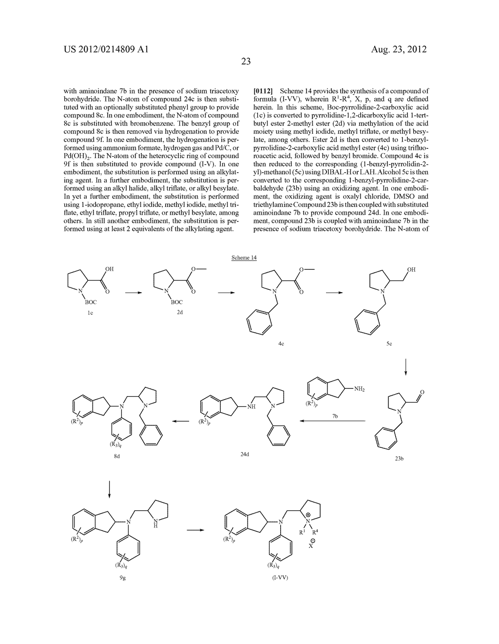 Aminoindane Compounds and Use Thereof in Treating Pain - diagram, schematic, and image 35