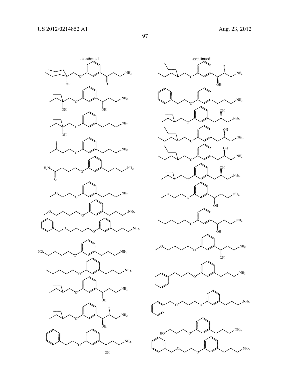 Alkoxy Compounds for Disease Treatment - diagram, schematic, and image 109