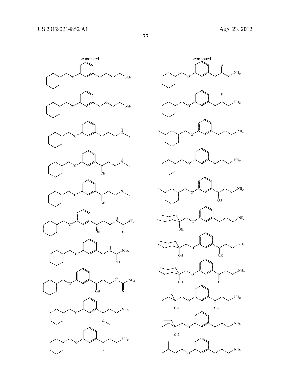 Alkoxy Compounds for Disease Treatment - diagram, schematic, and image 89