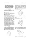 FOUR COORDINATED PLATINUM AND PALLADIUM COMPLEXES WITH GEOMETRICALLY     DISTORTED CHARGE TRANSFER STATE AND THEIR APPLICATIONS IN LIGHT EMITTING     DEVICES diagram and image