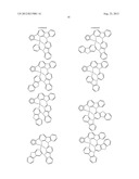 FOUR COORDINATED PLATINUM AND PALLADIUM COMPLEXES WITH GEOMETRICALLY     DISTORTED CHARGE TRANSFER STATE AND THEIR APPLICATIONS IN LIGHT EMITTING     DEVICES diagram and image