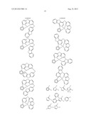 FOUR COORDINATED PLATINUM AND PALLADIUM COMPLEXES WITH GEOMETRICALLY     DISTORTED CHARGE TRANSFER STATE AND THEIR APPLICATIONS IN LIGHT EMITTING     DEVICES diagram and image