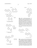 FOUR COORDINATED PLATINUM AND PALLADIUM COMPLEXES WITH GEOMETRICALLY     DISTORTED CHARGE TRANSFER STATE AND THEIR APPLICATIONS IN LIGHT EMITTING     DEVICES diagram and image