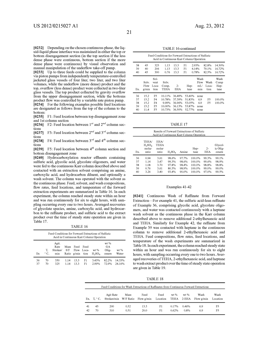 PROCESS FOR RECOVERING AND RECYCLING AN ACID CATALYST - diagram, schematic, and image 22