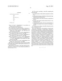 POLYMERS BASED ON GLYCEROL CARBONATE AND AN ALCOHOL diagram and image