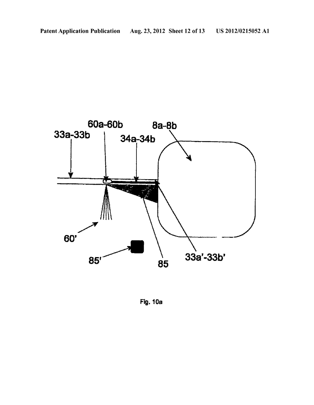 APPARATUS AND METHOD FOR EFFECTING RADIATION TREATMENT ON A PRE-SELECTED     ANATOMICAL PORTION OF AN ANIMAL BODY - diagram, schematic, and image 13