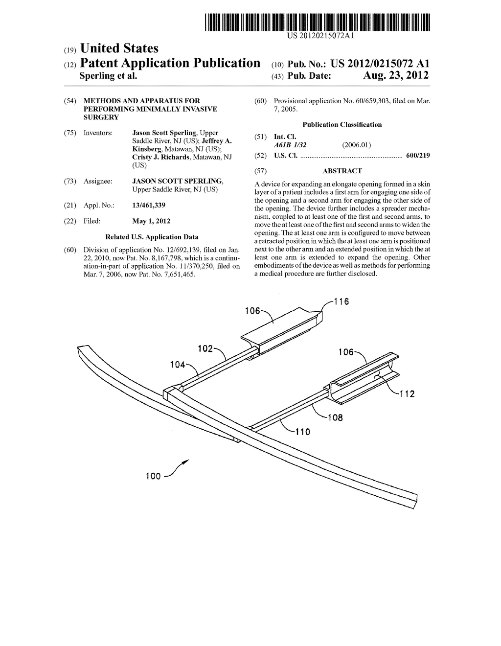 METHODS AND APPARATUS FOR PERFORMING MINIMALLY INVASIVE SURGERY - diagram, schematic, and image 01