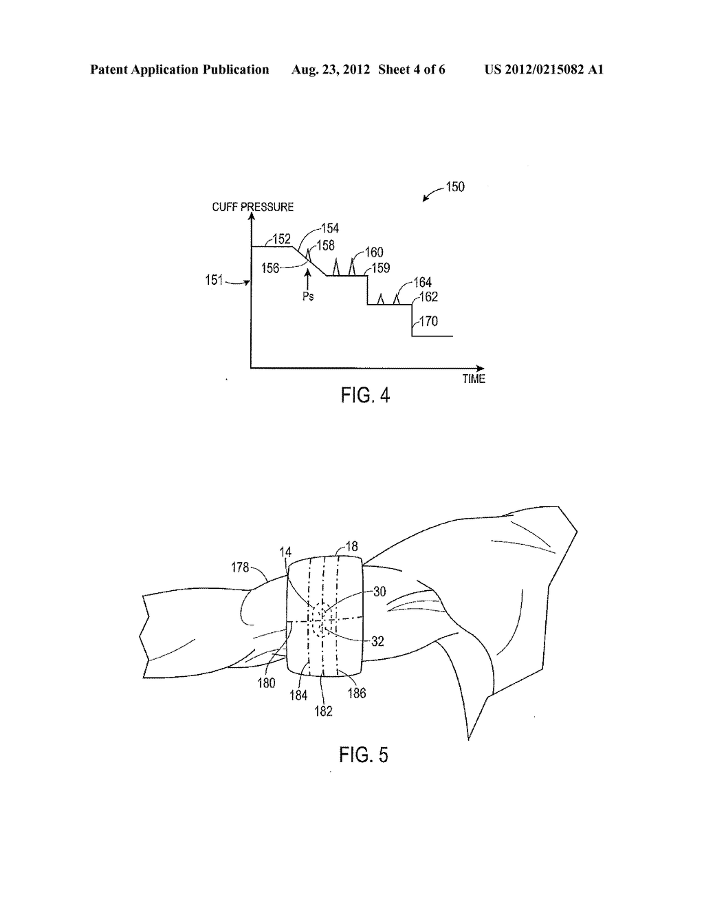 METHOD AND APPARATUS FOR NONINVASIVE BLOOD PRESSURE MEASUREMENT USING     PULSE OXIMETRY - diagram, schematic, and image 05