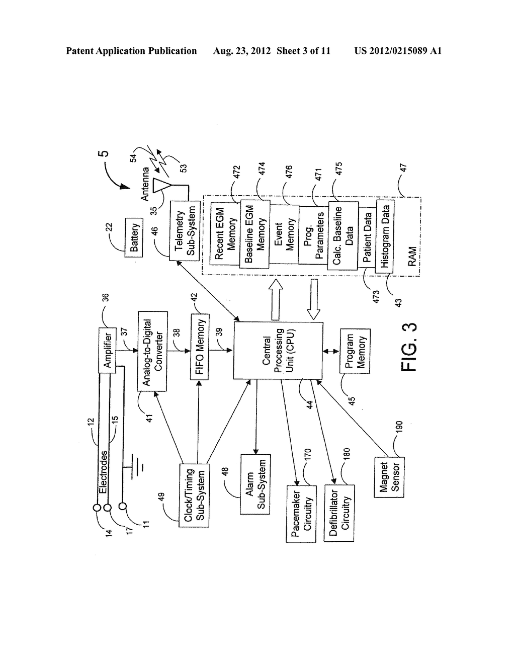 PHYSICIAN'S PROGRAMMER WITH ST-SEGMENT HISTOGRAM DISPLAY CAPABILITY - diagram, schematic, and image 04