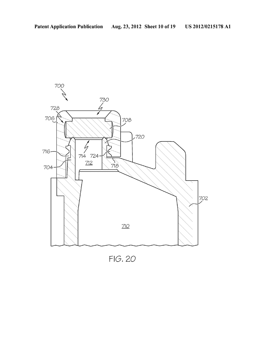 PRESSURE VENTED FLUID RESERVOIR HAVING A MOVABLE SEPTUM - diagram, schematic, and image 11