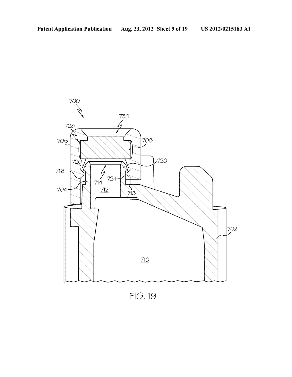 FLUID INFUSION DEVICE HAVING A SEALING ASSEMBLY FOR A FLUID RESERVOIR - diagram, schematic, and image 10