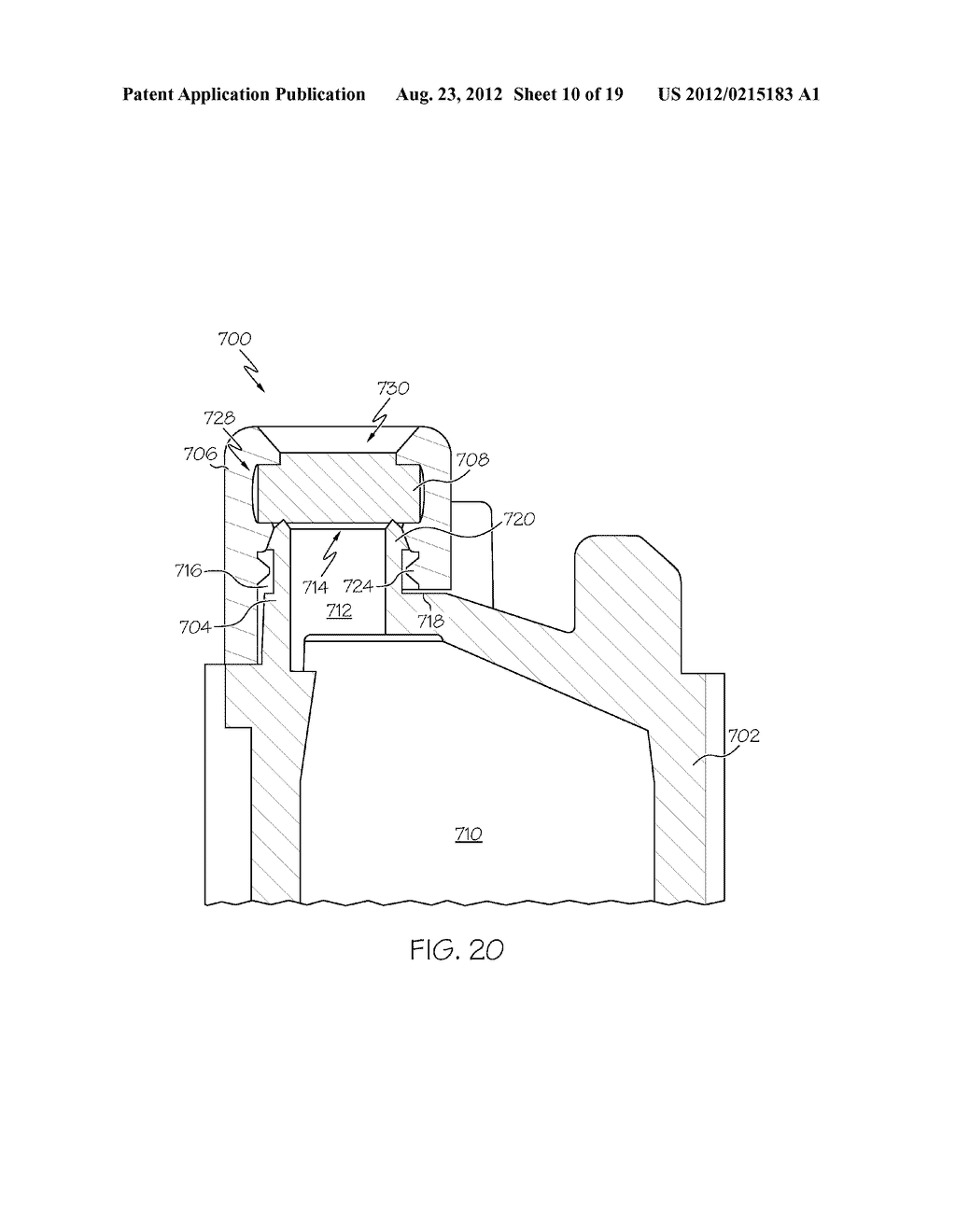 FLUID INFUSION DEVICE HAVING A SEALING ASSEMBLY FOR A FLUID RESERVOIR - diagram, schematic, and image 11