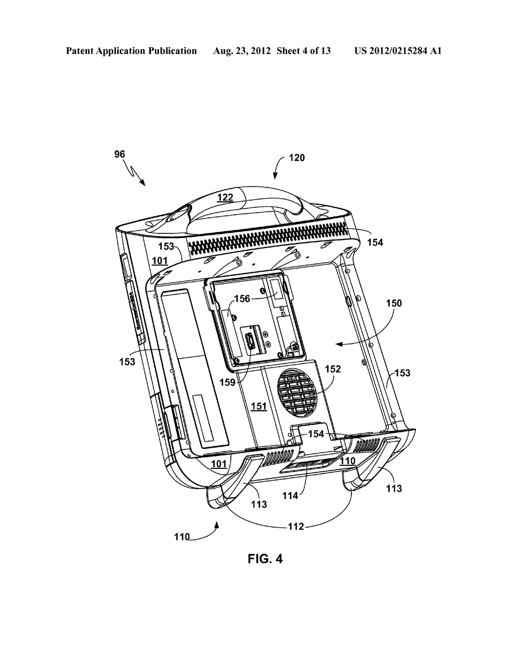 MEDICAL DEVICE PROGRAMMER WITH ADJUSTABLE KICKSTAND - diagram, schematic, and image 05