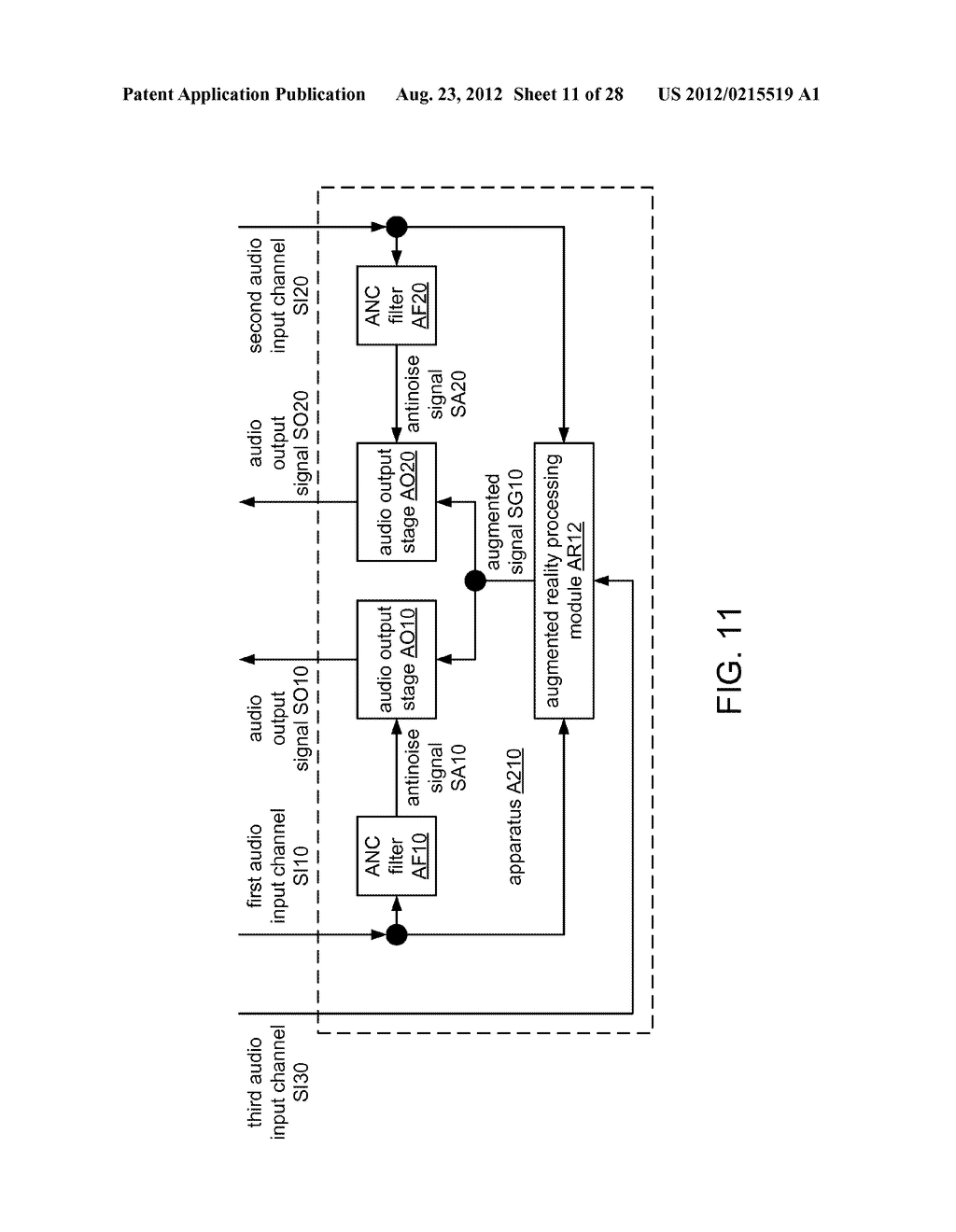 SYSTEMS, METHODS, APPARATUS, AND COMPUTER-READABLE MEDIA FOR SPATIALLY     SELECTIVE AUDIO AUGMENTATION - diagram, schematic, and image 12