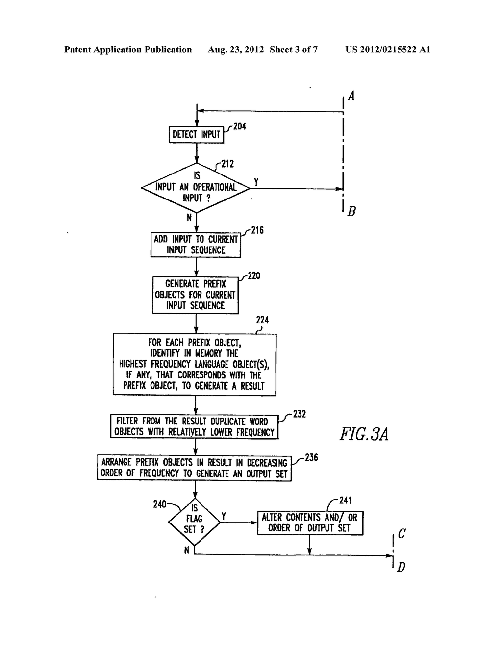 HANDHELD ELECTRONIC DEVICE PROVIDING A LEARNING FUNCTION TO FACILITATE     CORRECTION OF ERRONEOUS TEXT ENTRY, AND ASSOCIATED METHOD - diagram, schematic, and image 04