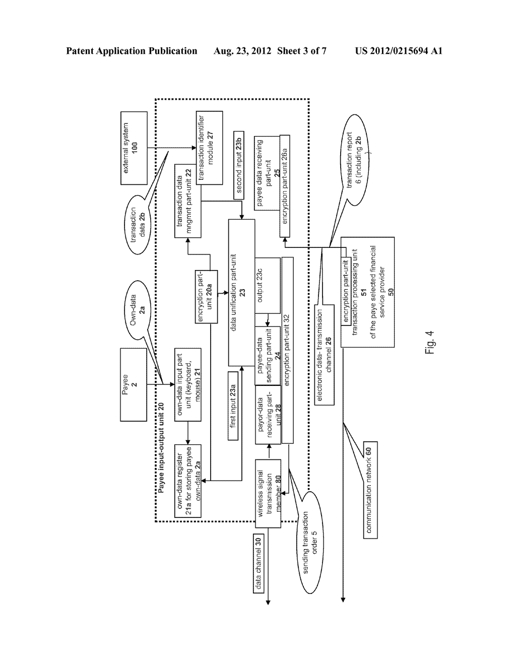 METHOD FOR THE QUASI REAL-TIME PREPARATION AND CONSECUTIVE EXECUTION OF A     FINANCIAL TRANSACTION - diagram, schematic, and image 04