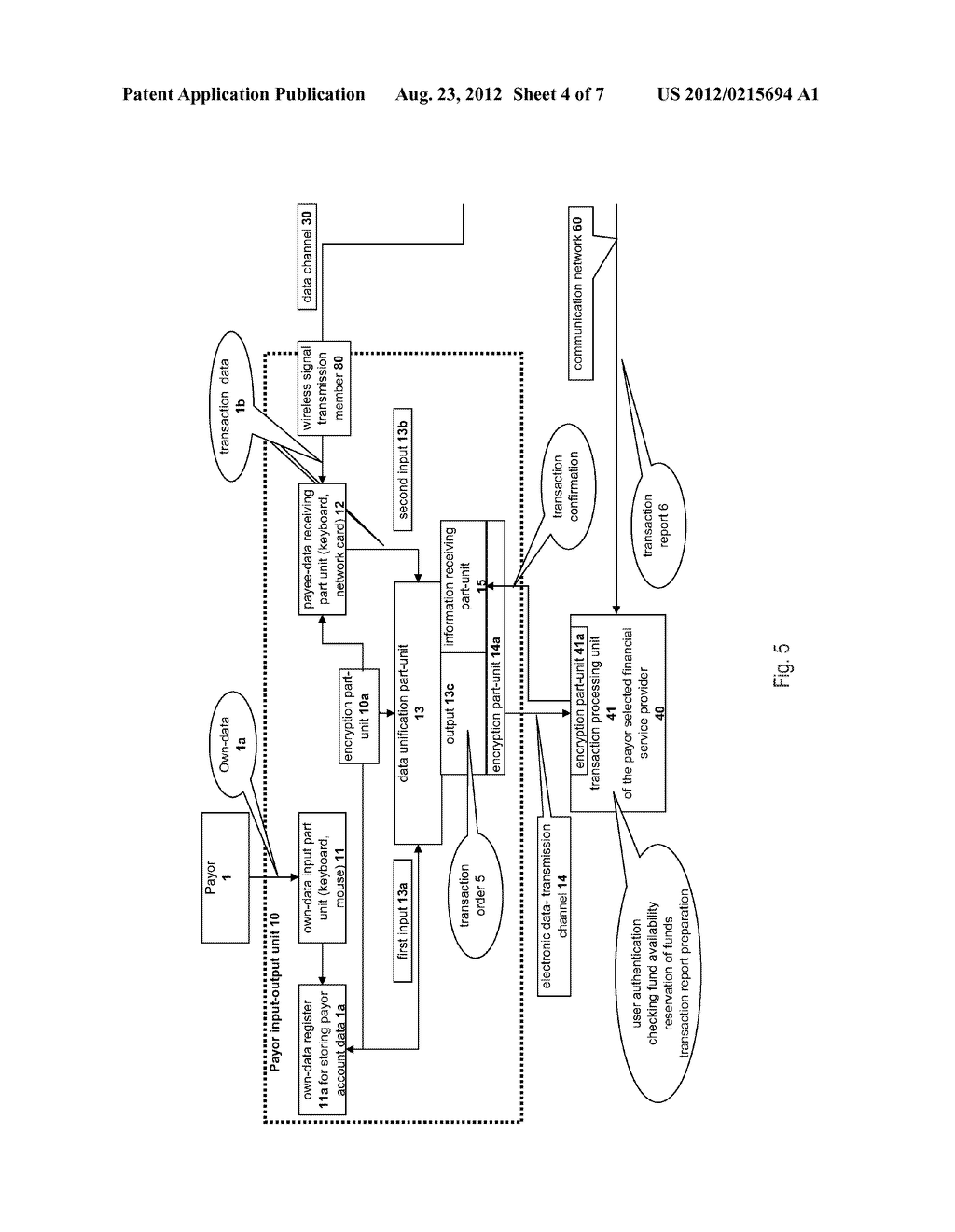 METHOD FOR THE QUASI REAL-TIME PREPARATION AND CONSECUTIVE EXECUTION OF A     FINANCIAL TRANSACTION - diagram, schematic, and image 05